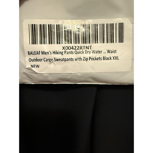 Baleaf Mens Quick Dry Water-Resistant Hiking Pants With Zip Pockets & Elastic Wa - Picture 4 of 8